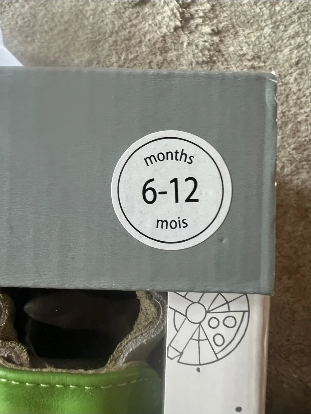 Robeez Grogu Soft Leather Baby Shoes